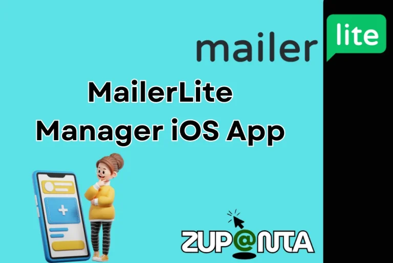 How to use the MailerLite Manager iOS App?
