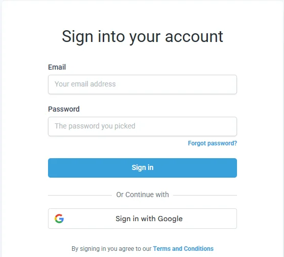Gohighlevel(GHL) login page