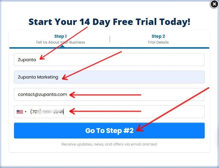 How to Sign up for Gohighlevel