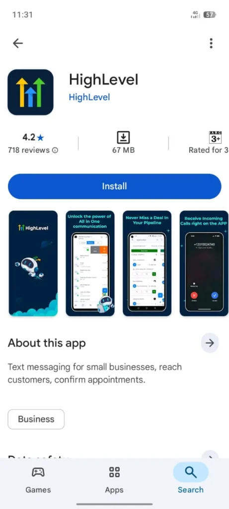 Gohighlevel mobile app
