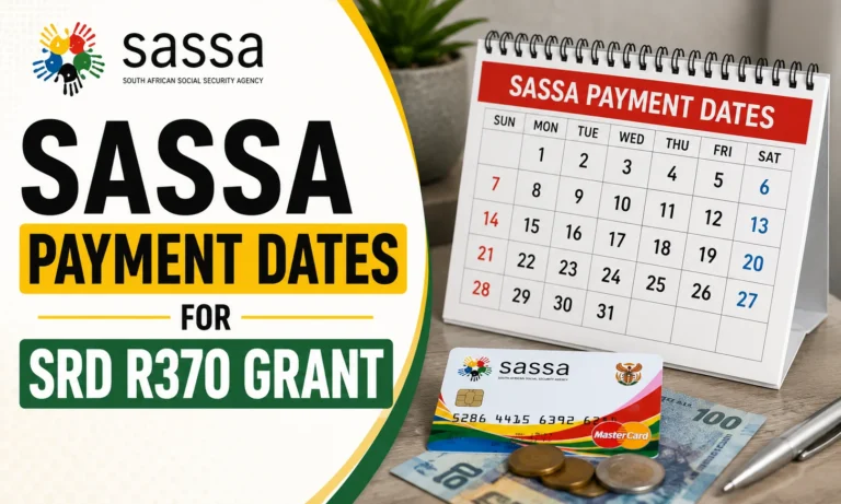 SASSA Payment Dates for SRD R370 Grant